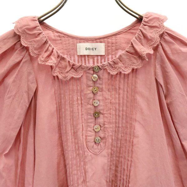 DEICY・ME COUTURE シルクコットンヴィクトリアンブラウス-