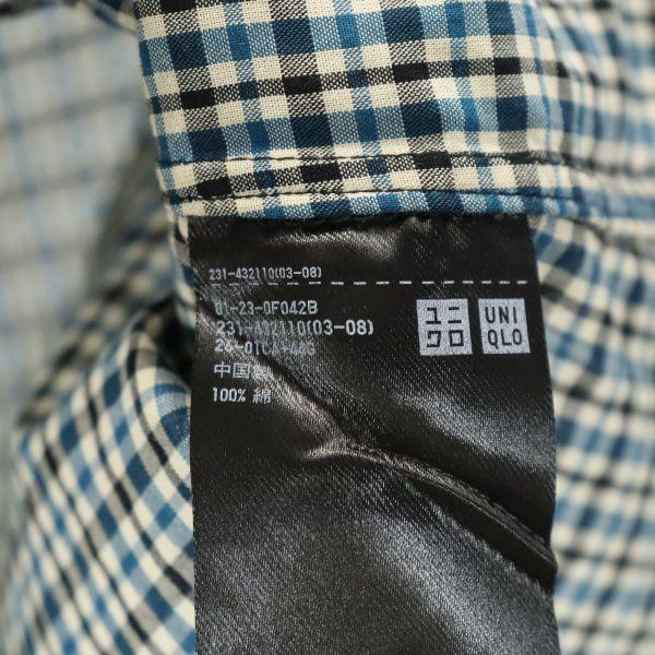 未使用 ユニクロ イネスドラフレサンジュ コットン フリル チェック柄 長袖 シャツ S ブルー Uniqlo Ines De La Fressange レディース 古着 2605 メール便可 Bof Fre Wls Big 2nd 通販 Yahoo ショッピング