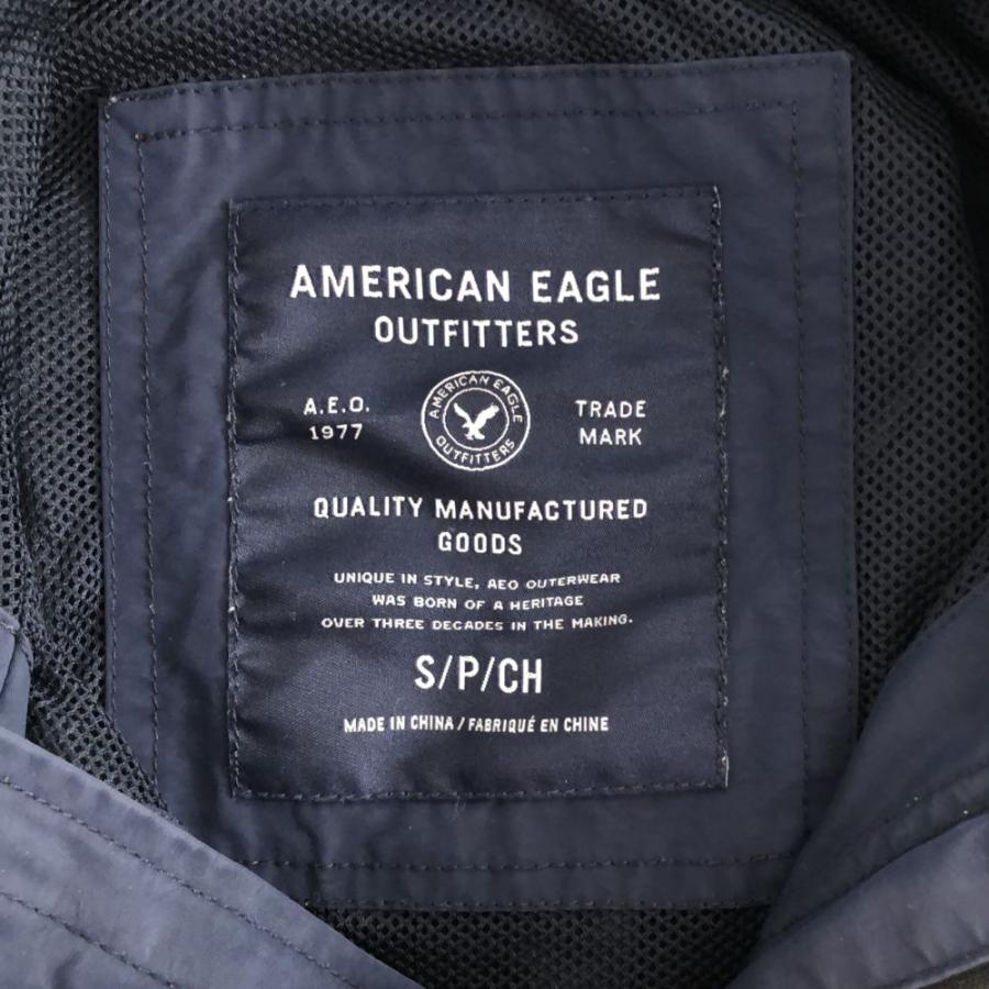 アメリカンイーグル 裏地メッシュ ナイロンジャケット S ネイビー American Eagle メンズ 古着 240127｜big-2nd｜07