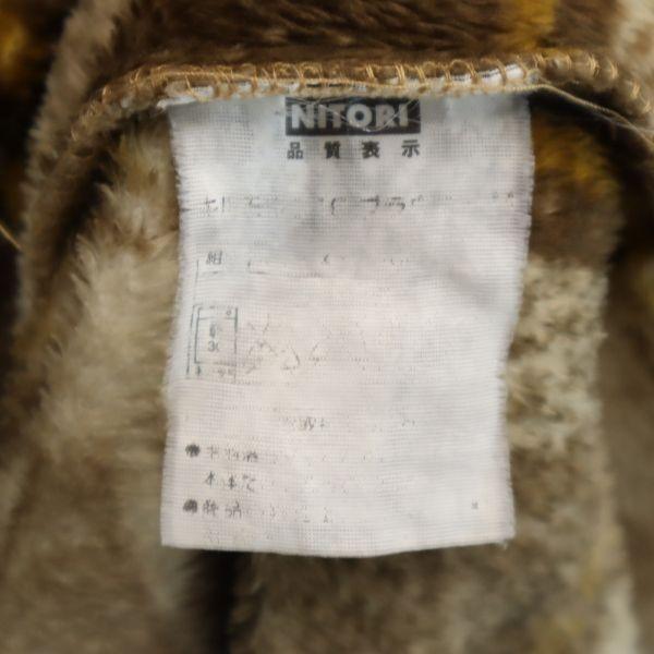 ニトリ ボアフリース チェック柄 ロング ガウン 茶系 Nitori ルームウェア レディース 古着 Bof Nag 2785 Wht Big 2nd 通販 Yahoo ショッピング