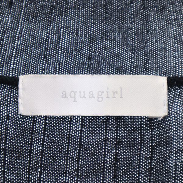 アクアガール 3点 セットアップ 不明 aquagirl ロングカーディガン ワンピース ロングパンツ 黒 レディース R220912｜big-2nd｜09