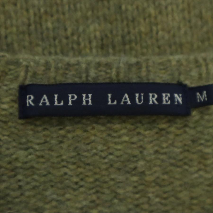 ラルフローレン 長袖 セーター M グリーン RALPH LAUREN ニット レディース 古着 240301｜big-2nd｜07