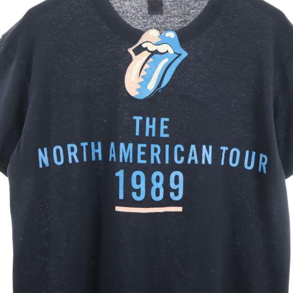 ローリングストーンズ 80s USA製 コピーライト プリント 半袖 Tシャツ