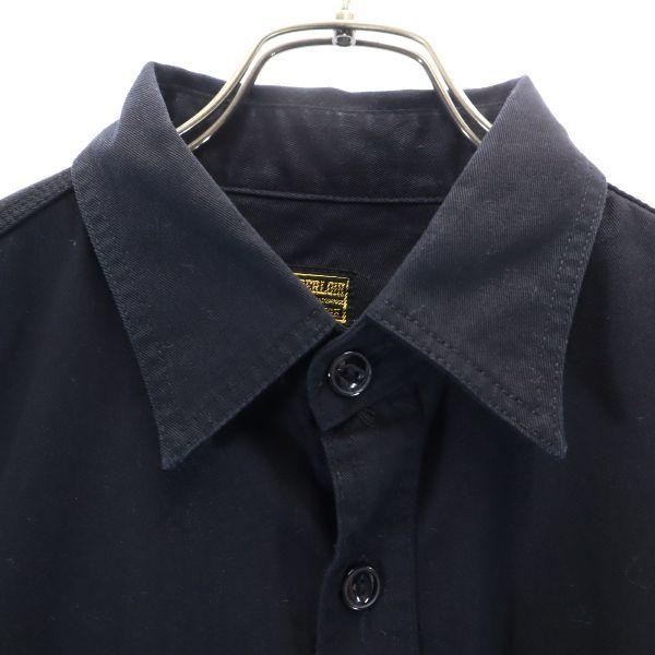 テンダーロイン 日本製 長袖 ワークシャツ S 黒 TENDERLOIN メンズ