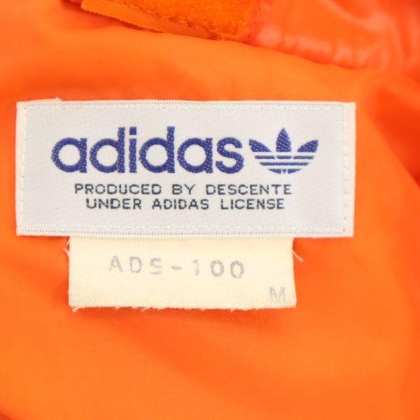 アディダス 70s デサント製 ナイロンジャケット M オレンジ adidas トレフォイル ヴィンテージ メンズ 古着 200911｜big-2nd｜09
