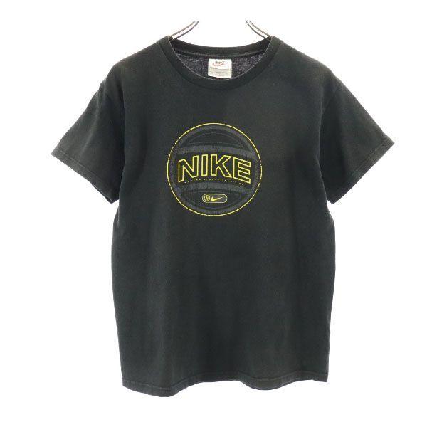 すぐったレディース福袋 ナイキ 90s 銀タグ Usa製 半袖 Tシャツ L ブラック系 Nike ロゴ メンズ 古着 2604 メール便可 Pd