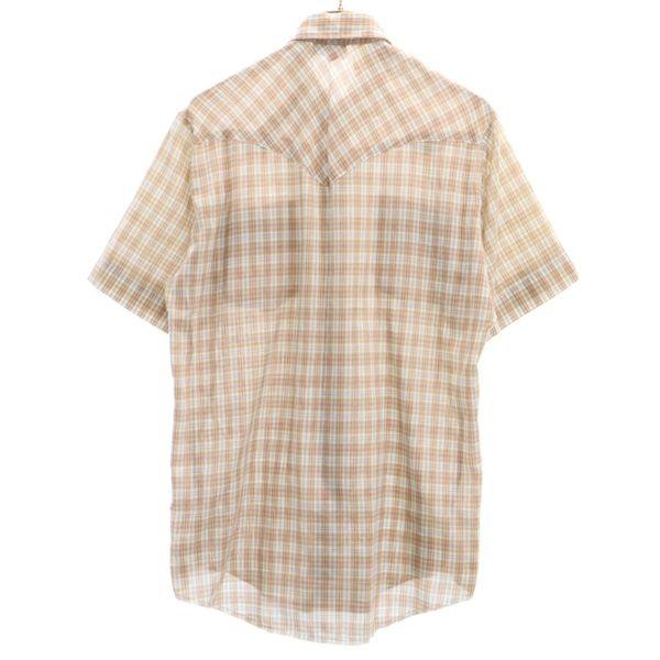 ウェスタンファッションズ 70s チェック柄 半袖 ウェスタンシャツ 茶 白 Western Fashions Usa製 メンズ 古着 0516 メール便可 Br Top 2999 Mss Big 2nd 通販 Yahoo ショッピング