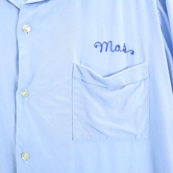 ミッドタウンボーリングセンター 60ｓ チェーンステッチ 半袖 シャツ L 青系 Midtown Bowlingcenter ボーリングシャツ メンズ 古着 0615 メール便可 Br Top 48 Mss Big 2nd 通販 Yahoo ショッピング