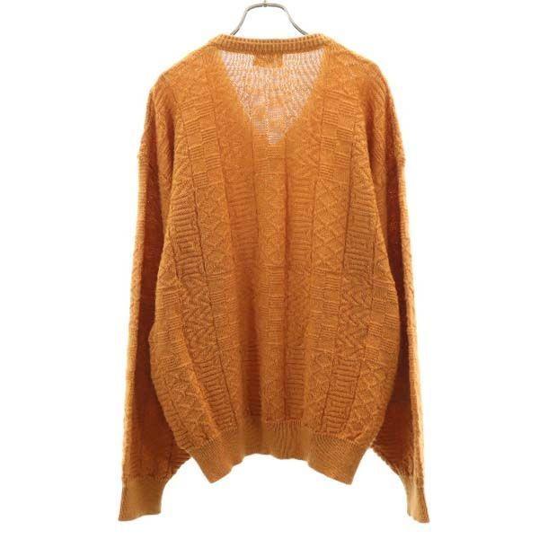 長袖 ニット F オレンジ Mr Build セーター Vネック メンズ 古着 2109 Fre Mse Big 2nd 通販 Yahoo ショッピング