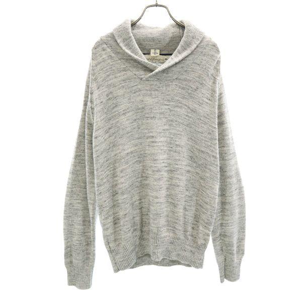 エイチアンドエム ショールカラー ニット L グレー系 H M 長袖 セーター メンズ 古着 Fre Mse Big 2nd 通販 Yahoo ショッピング