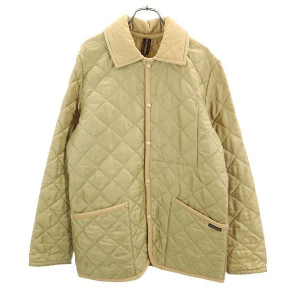 ラベンハム イギリス製 キルティングジャケット Usa 38 カーキ系 Lavenham メンズ 古着 2114 即納 大特価