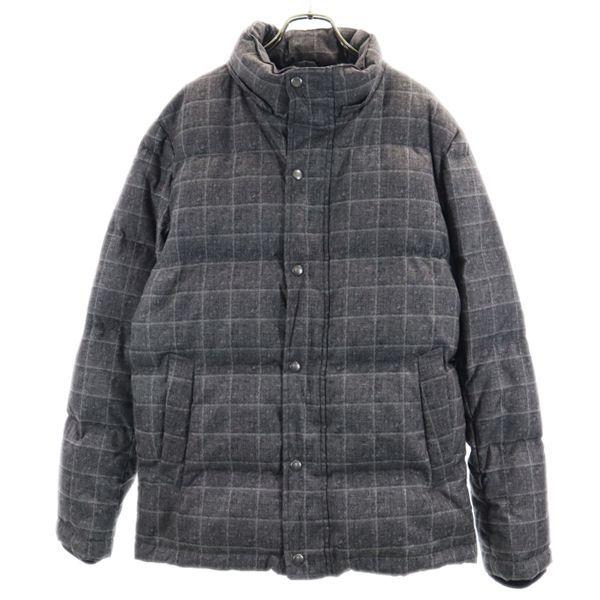 安価 ワタナベ コート アウター バックナンバー マルハチ ダウンジャケット メンズ M バックナンバー マルハチ チェック ダウンジャケット M グレー Back Number Maruhati メンズ 古着 29 Www Threeriversofs Com
