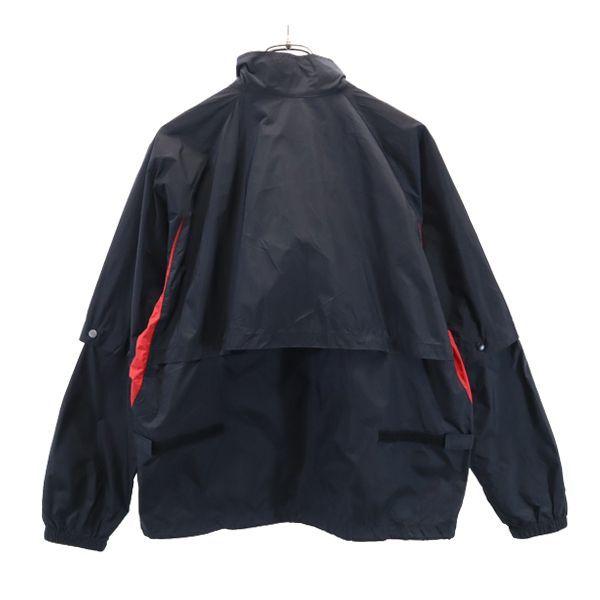 ミズノ 2way ナイロン ウインドブレーカー ゴルフウェア 黒 赤 Mizuno 半袖 ジャケット メンズ 古着 2314 Fre Mst Big 2nd 通販 Yahoo ショッピング