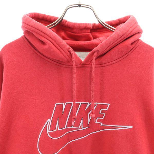 ナイキ スウェットパーカー M 赤 Nike 長袖 メンズ 古着 1104 Fre 4067 Mtr Big 2nd 通販 Yahoo ショッピング