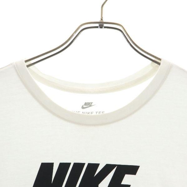 ナイキ ロゴプリント 半袖 Tシャツ L 白 Nike The Nike Tee メンズ 古着 0910 メール便可 Fre 585 Mts Big 2nd 通販 Yahoo ショッピング
