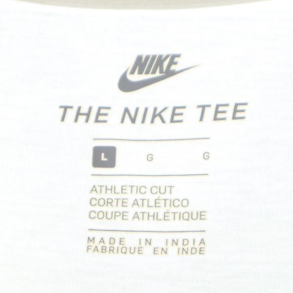 ナイキ ロゴプリント 半袖 Tシャツ L 白 Nike The Nike Tee メンズ 古着 0910 メール便可 Fre 585 Mts Big 2nd 通販 Yahoo ショッピング