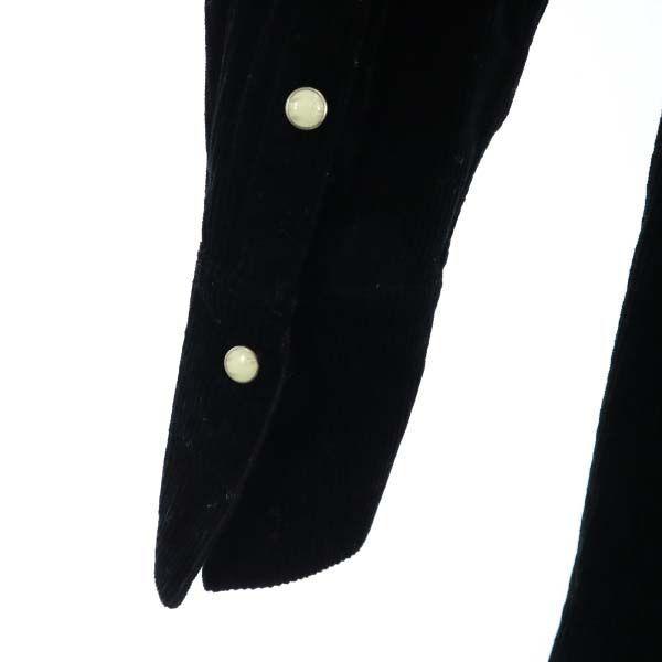 メゾンキツネ コーデュロイ フィットシャツ ドレス ワンピース 36 ブラック Maison Kitsune Fitted Shirt Dress レディース 古着 2101 Is Nag 2545 Wht Big 2nd 通販 Yahoo ショッピング