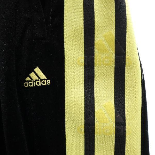 アディダス ベロア調 ジャージ 上下 セットアップ M L マスタード ブラック Adidas ジップジャケット ロングパンツ メンズ 古着 Ja Fre Mst Big 2nd 通販 Yahoo ショッピング