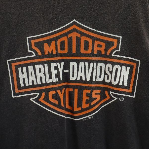 ハーレーダビッドソン 袖プリ ロゴプリント 長袖 Tシャツ Xl 黒 Harley Davidson メンズ 古着 Ja Fre 177 Mts Big 2nd 通販 Yahoo ショッピング