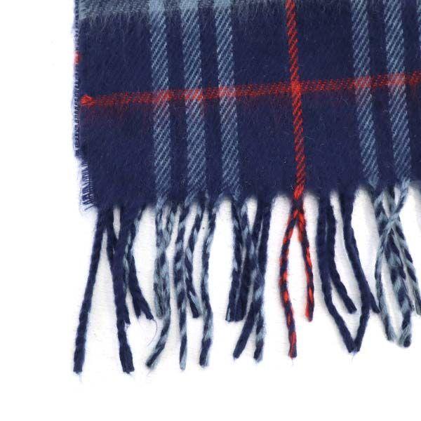 最安値に挑戦 バーバリー イングランド製 チェック柄 マフラー ネイビー Burberry ウール ノバチェック メンズ 古着 1213 メール便可 在庫限り Www Muslimaidusa Org