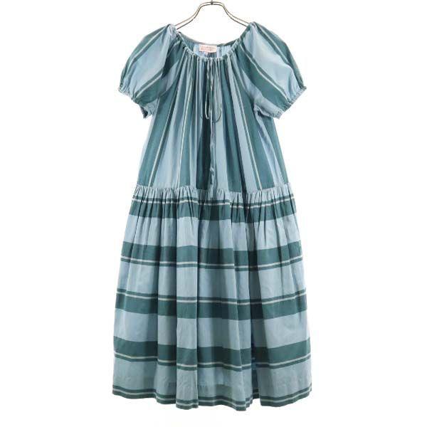 ヴィヴィアンウエストウッドレッドレーベル ストライプ ボーダー ワンピース 2 青系 緑 Vivienne Westwood Red Label レディース 古着 Ja Nag 4123 Wht Big 2nd 通販 Yahoo ショッピング