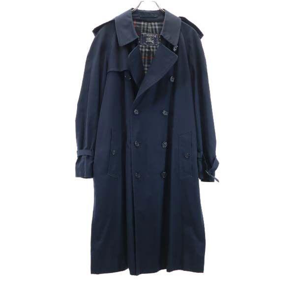 専門店では バーバリーズ 不明 メンズ ロングトレンチコート イングランド製 バーバリーズ イングランド製 古着 メンズ Burberrys ネイビー ロングトレンチコート コート アウター Knowledge21 Com