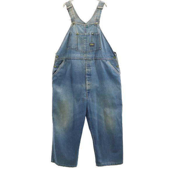 オシュコシュ 70s デニム オーバーオール Oshkosh メンズ 古着 Ja Tun 424 Mov Big 2nd 通販 Yahoo ショッピング