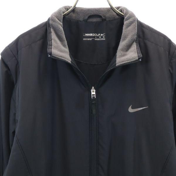 ナイキゴルフ 2way ゴルフウェア L ブラック Nike Golf 中綿 ジャケット ベスト メンズ 古着 Qu Fre Mst Big 2nd 通販 Yahoo ショッピング