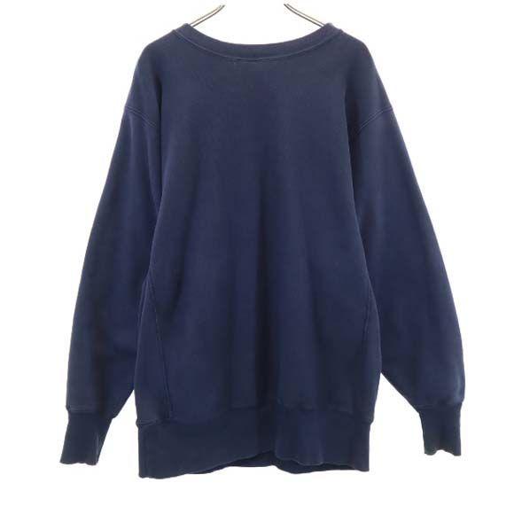 チャンピオン 90s Reverse Weave スウェット L ネイビー Champion ヴィンテージ 長袖 トレーナー メンズ 古着 1129 Qu Fre 6323 Mtr Big 2nd 通販 Yahoo ショッピング