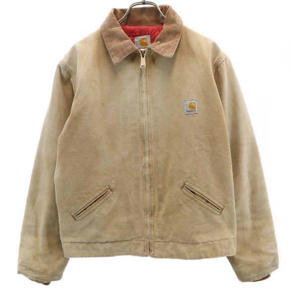 カーハート 90s ダック地 ワークジャケット 茶系 Carhartt 中綿 コーデュロイ衿 ジップ メンズ 古着 Qu Fre 97 Mhj Big 2nd 通販 Yahoo ショッピング