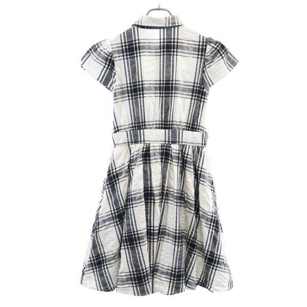 ティティーアンドコー チェック 半袖 ワンピース S 黒 白 Titty Co リボン付き 膝丈 レディース 0608 Pdown Sh Nag 503 Wht Big 2nd 通販 Yahoo ショッピング
