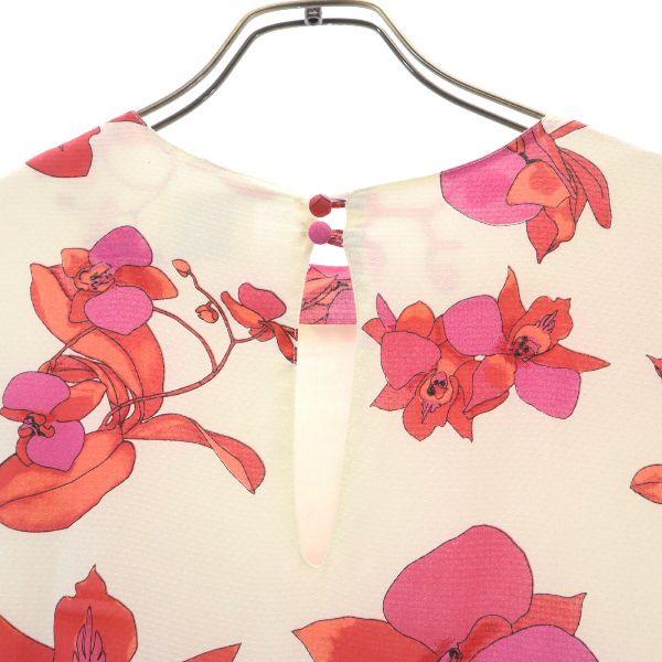 未使用 ローズバッド 花柄 オーキッドフラワー フリル ドレス F 赤系 Rose Bud ワンピース レディース 古着 0906 Pdown Sh Nag 991 Wht Big 2nd 通販 Yahoo ショッピング