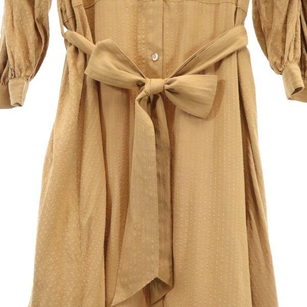 未使用 ローズバッド ストライプ柄 袖ねじり シャツ ワンピース F キャメル Rose Bud 2way ロング レディース 古着 0906 Pdown Sh Nag 994 Wht Big 2nd 通販 Yahoo ショッピング