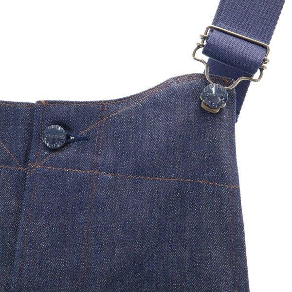 未使用 ジョンブル BLUE LINE オーバーオール w32 Johnbull 本藍染