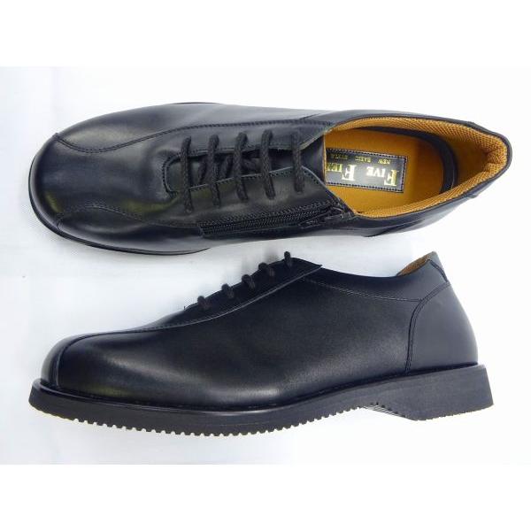 26.5cm(us10.0) ファイブフィールド　FIVE FIELD 8661 【6E】 BL/BL BLACK/BLACK ファイブフィールド  big-b | ブランド登録なし | 02