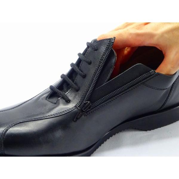 29cm(us12.5) ファイブフィールド　FIVE FIELD 8661 【6E】 BL/BL BLACK/BLACK ファイブフィールド  big-b | ブランド登録なし | 04