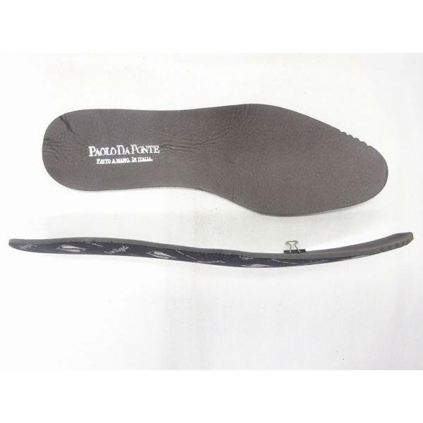 新色入荷／eu 45 (29.5) PAOLO DA PONTE ST57U BR ブラウン/ダークブラウン イタリアブランド  big-b ひも結び練習