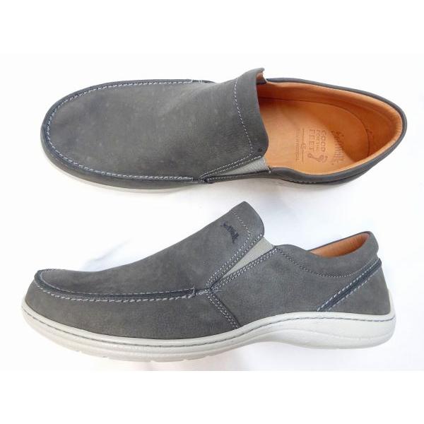 ★★送料無料★★eu 45 (29.5) SOFTWALK ソフトウォーク 11384 【4E】 GY-N グレーヌバック ソフトウォーク  big-b 介護靴 ゴム