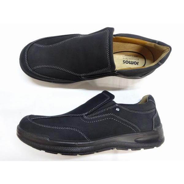 予約受付中eu 47 (30.7) JOMOS ジョモス 419208-12 BL-N 【Hワイズ】 ブラックヌバック ジョモス  big-b 子供 バックルシューズ