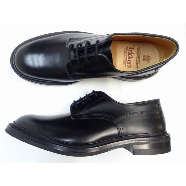uk 12(30.5cm) トリッカーズ Tricker's 5636-8 WOODSTOCK BLACK BOX CALF ブラック トリッカーズ  big-bの画像