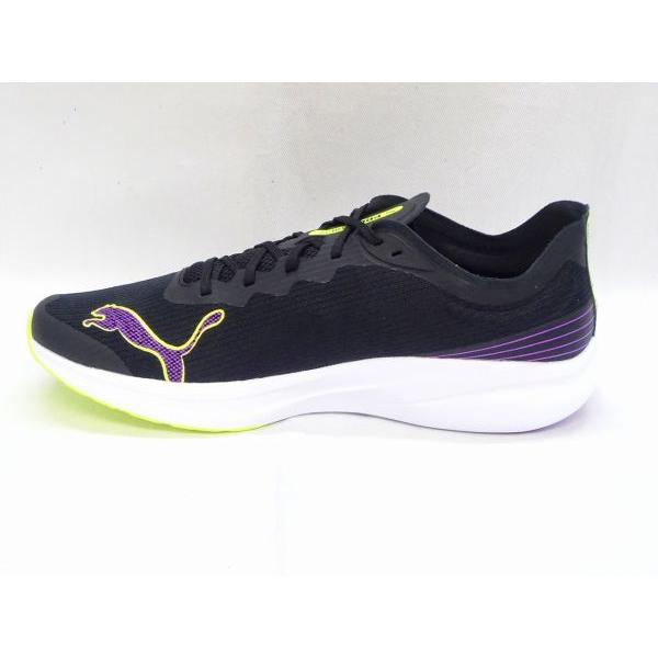 us 12 (30cm) PUMA Redeem Pro Racer 379442-15 ブラック/蛍光イエローパープル プーマ  big-bの画像