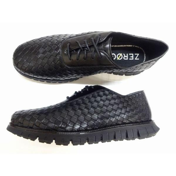 us 11 (29cm) コールハーン ZG REMASTERED WOVEN OX C41977 ブラック コールハーン  big-bの画像