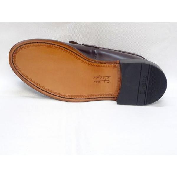 uk11 (29.5cm) LOAKE ローク BRIGHTON 【Eワイズ】 BG バーガンディー ローク  big-bの画像