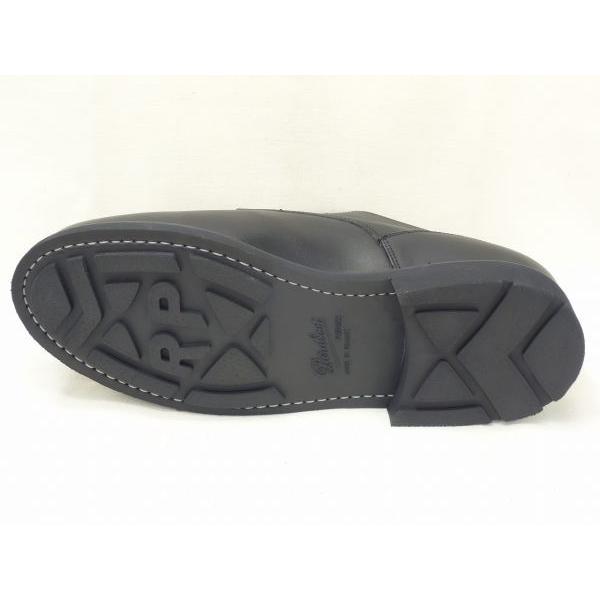 uk 12(30.5cm) PARABOOT パラブーツ CHAMBORD 7107 BLACK パラブーツ  big-bの画像
