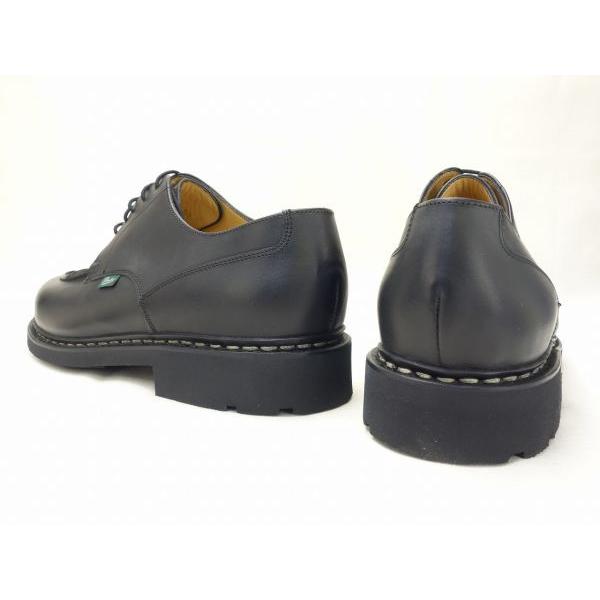 uk 12(30.5cm) PARABOOT パラブーツ CHAMBORD 7107 BLACK パラブーツ  big-bの画像
