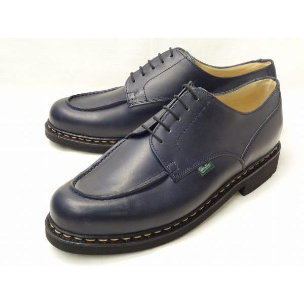 uk 12(30.5cm) PARABOOT パラブーツ CHAMBORD 7107-10 ネービー（ｎｕｉｔ） パラブーツ  big-bの画像