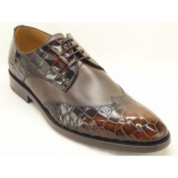 eu 44 (28.7) CENTENARIO センテナリオ 40177 ＢＲＯＷＮワニ/エナメル センテナリオ  big-b