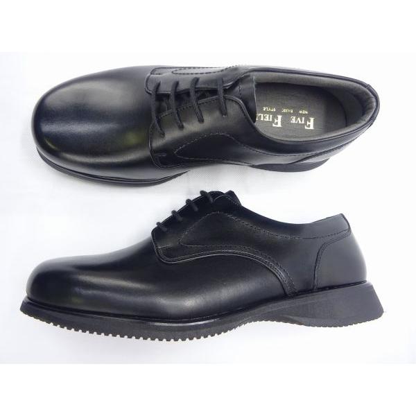 26.5cm(us10.0) ファイブフィールド　FIVE FIELD 6811 【6E】 BL ＢＬＡＣＫスムース ファイブフィールド  big-b | ブランド登録なし | 02