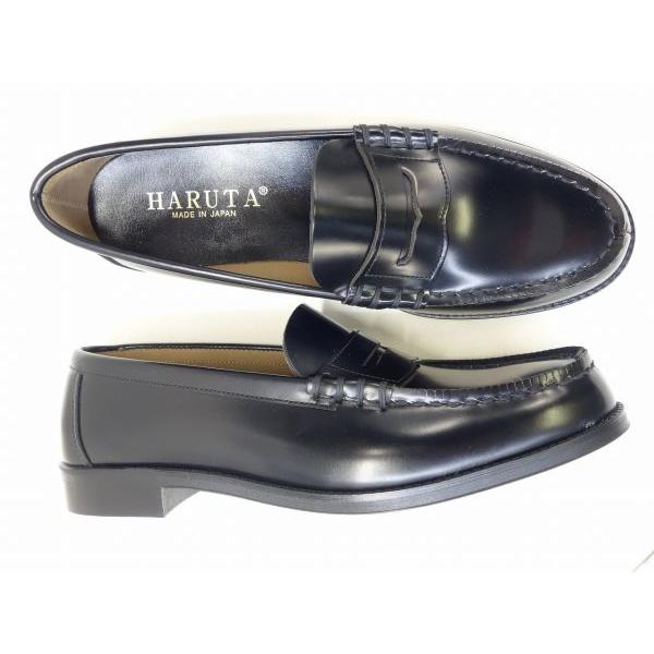 28.5cm(us12.0) HARUTA 9064 【4E】 BLACK ハルタ  big-b