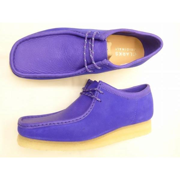 Clarks（クラークス） uk 10(28.5cm) WALLABEE 295 【G】 PU パープル